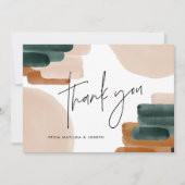 ダウンロード可能なテラコッタ感謝してい赤ちゃんシャワー 招待状 (正面)