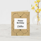 ダウンロード可能なハッピーバースデーユオールドシードッグおもしろい カード (黄色い花)