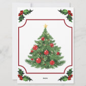 ダウンロード可能なホリデースペシャル・メニュー シーズンカード (裏面)