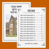 ダウンロード可能なメニューシートと編集可能な一覧 シーズンカード