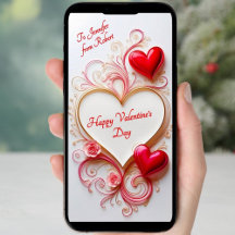 ダウンロード可能なラインアートバレンタインカスタムシック文字