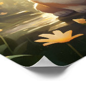 ダウンロード可能な可愛いウェルシュコーギー ポスター (角)