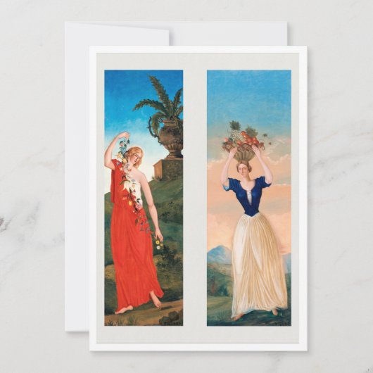 ダウンロード可能な四季Paul Ceszanne著 招待状 (正面)