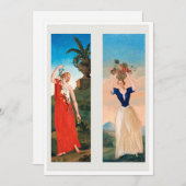 ダウンロード可能な四季Paul Ceszanne著 招待状 (正面/裏面)