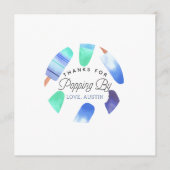 ダウンロード可能な子供の誕生日特典カード/ラベルテンプレート 招待状 (正面)