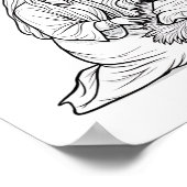 ダウンロード可能な宗教的なクリスマスシーン ポスター (角)