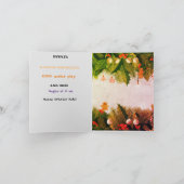 ダウンロード可能な折り畳み招待状クリスマスストッキング 招待状 (内部)