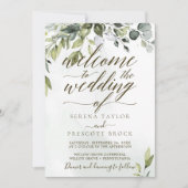 ダウンロード可能な植物書結婚道 招待状 (正面)