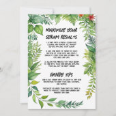 ダウンロード可能な血清指示テンプレート 招待状 (正面)