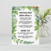 ダウンロード可能な血清指示テンプレート 招待状 (スタンド正面)