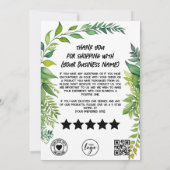 ダウンロード可能な血清指示テンプレート 招待状 (裏面)