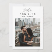 ダウンロード可能な5x7の結婚式旅行写真テーブルナンバー 招待状 (裏面)