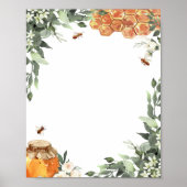 ダウンロード空白の可能なビーサインまたはゲームシート ポスター (正面)