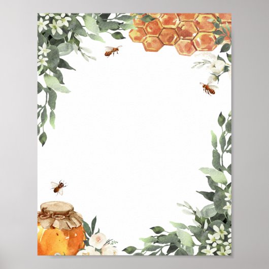 ダウンロード空白の可能なビーサインまたはゲームシート ポスター (正面)