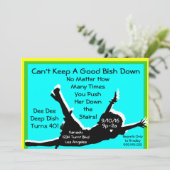 ダウン保ドラッグクイーン招待状 招待状 (スタンド正面)