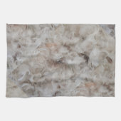 ダウン快適な羽毛のおもしろい写真 キッチンタオル (横)