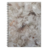 ダウン快適な羽毛のおもしろい写真 ノートブック (正面)