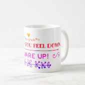 ダウン感じする時は… コーヒーマグカップ (正面右)