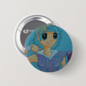 ダウン状態になること 缶バッジ (正面&裏面)