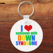 ダウン症で人を愛している キーホルダー (裏面)