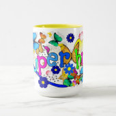 ダウン症のための極度の抱擁マグ マグカップ (中央)