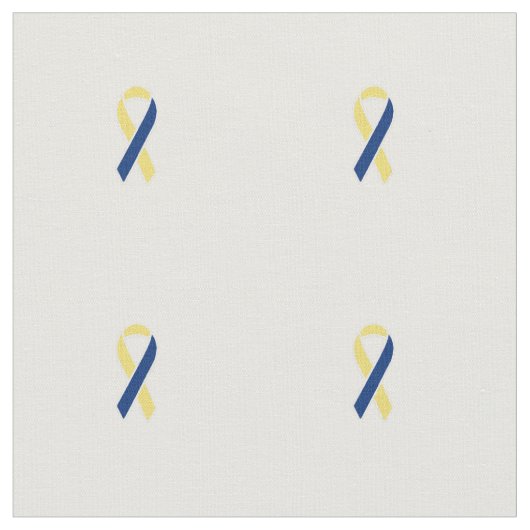 ダウン症のリボンの生地 ファブリック (クローズアップ)