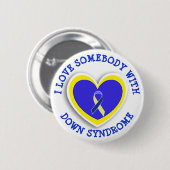 ダウン症の人が大好き 缶バッジ (正面&裏面)
