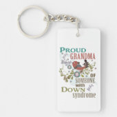 ダウン症の認識度 キーホルダー (正面)