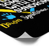 ダウン症候群で人を愛する ポスター (角)