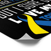 ダウン症候群は私が計画していない旅である ポスター (角)