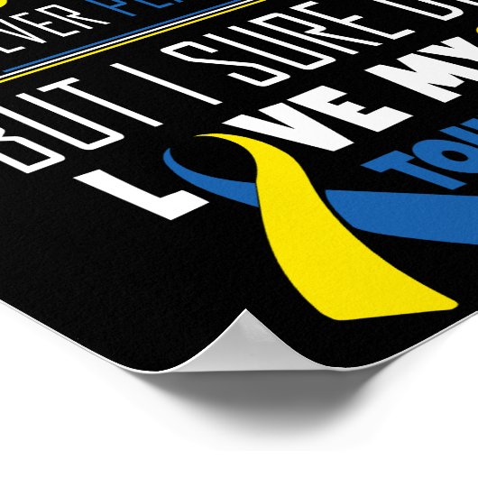 ダウン症候群は私が計画していない旅である ポスター (角)