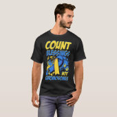 ダウン症候群ダウン認識度 Tシャツ (正面フル)
