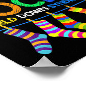 ダウン症候群デイロックユソックス認識度1 ポスター (角)