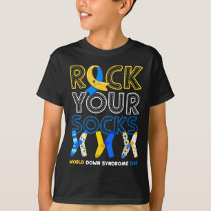 ダウン症候群デイロックユソックス認識度2 Tシャツ