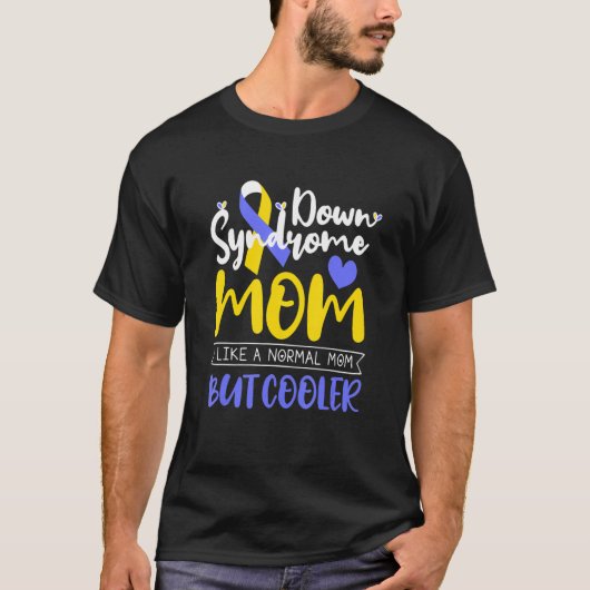 ダウン症候群ママ定義ダウン症候群アワレネ Tシャツ (正面)