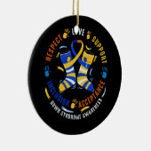 ダウン症候群対応支援ダウン症候群対応 セラミックオーナメント (右)