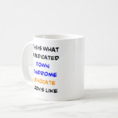 ダウン症候群提唱者、専用 コーヒーマグカップ (正面左)