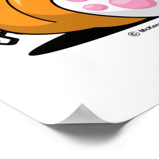 ダウン症候群猫 ポスター (角)