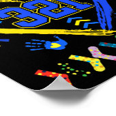 ダウン症候群認識度トリソミー21ナナ女性T 3 ポスター (角)