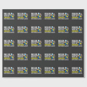 ダウン症候群認識度トリソミーT21ハンディキャップ ラッピングペーパー (フラット)