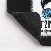 ダウン症候群認識度ママ人生メッシーバンヒョウ マウスパッド (コーナー)