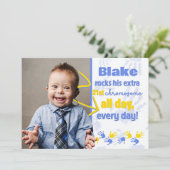 ダウン症候群認識度発表 招待状 (スタンド正面)