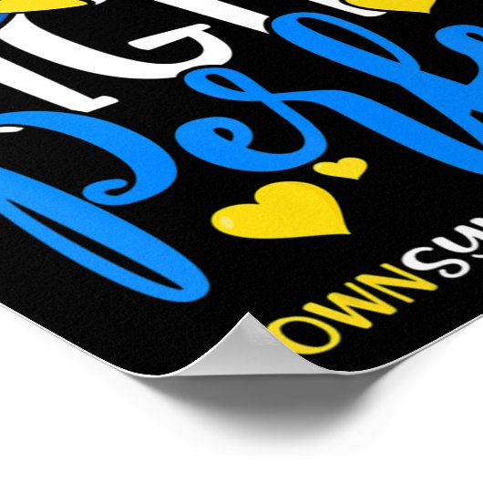 ダウン症候群認識度私の甥は右Peダウン ポスター (角)