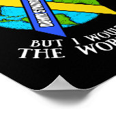 ダウン症候群認識度私は世界を変える ポスター (角)