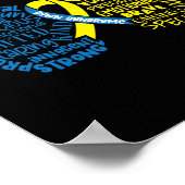 ダウン症候群認識度蝶スペシャル ポスター (角)