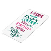 ダウン症候群認識度 マグネット (左側)