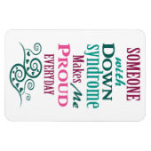 ダウン症候群認識度 マグネット (横)