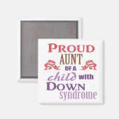 ダウン症候群認識度 マグネット (正面/裏面)