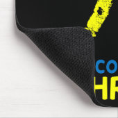 ダウン症候群認識度T21日女性子供2 マウスパッド (コーナー)