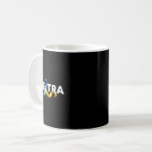 ダウン症啓発月間にExtraであれ  コーヒーマグカップ (正面左)